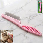 Pet Dog Hair Removal Tool Grooming Comb For Shedding  Fur Cleaning (1 Pc)