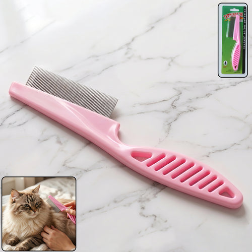 Pet Dog Hair Removal Tool Grooming Comb For Shedding  Fur Cleaning (1 Pc)