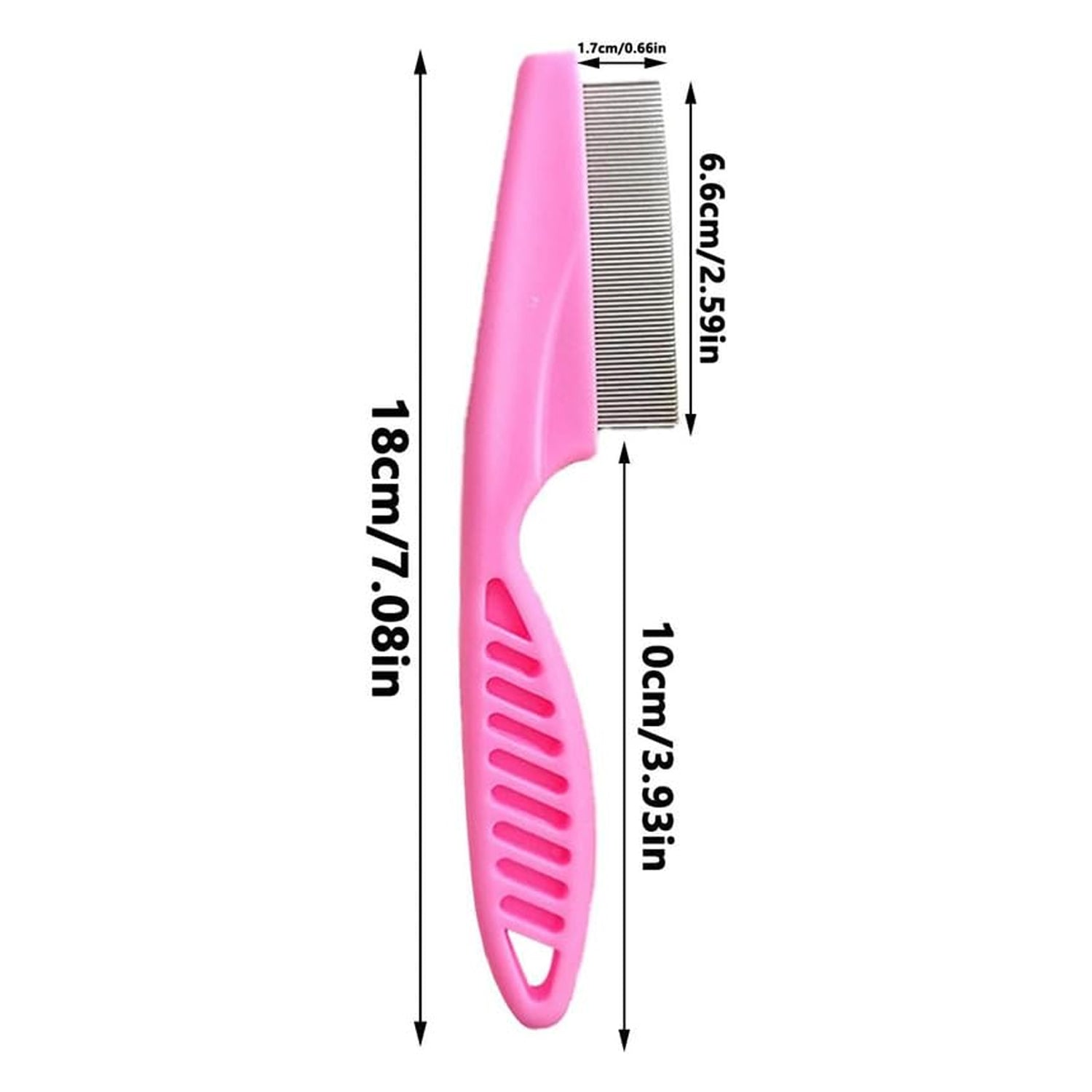 Pet Dog Hair Removal Tool Grooming Comb For Shedding  Fur Cleaning (1 Pc)